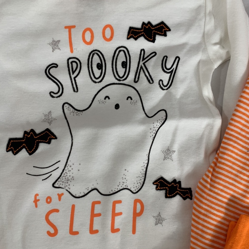 Carter's Toddler 2-Piece Halloween Ghost 100% Snug Fit Cotton Pajama Size 3T NWT - Picture 6 of 10